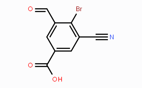 CAS No. 1805247-03-3, 4-Bromo-3-cyano-5-formylbenzoic acid