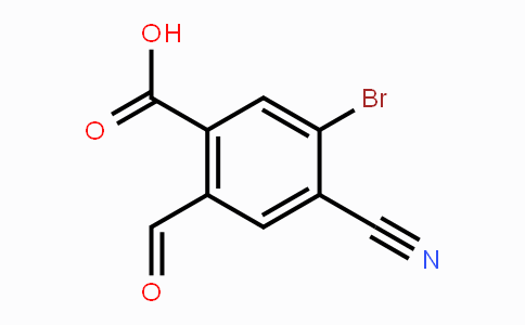 CAS No. 1805406-80-7, 5-Bromo-4-cyano-2-formylbenzoic acid