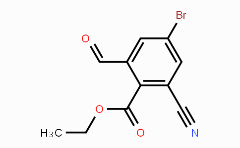CAS No. 1805104-52-2, Ethyl 4-bromo-2-cyano-6-formylbenzoate