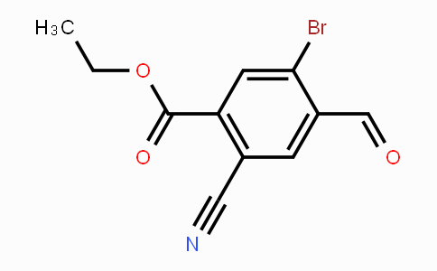 CAS No. 1805104-60-2, Ethyl 5-bromo-2-cyano-4-formylbenzoate