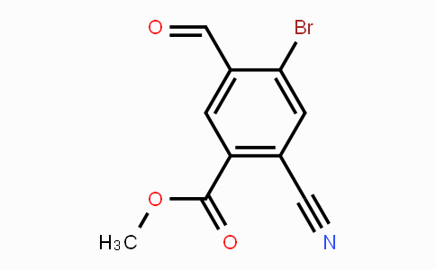 CAS No. 1805104-91-9, Methyl 4-bromo-2-cyano-5-formylbenzoate