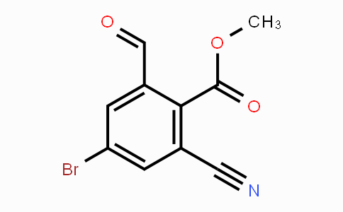 CAS No. 1805016-18-5, Methyl 4-bromo-2-cyano-6-formylbenzoate