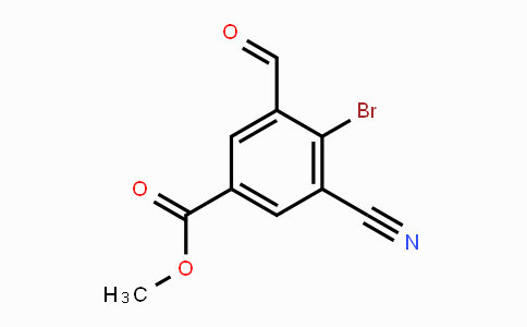 CAS No. 1807078-53-0, Methyl 4-bromo-3-cyano-5-formylbenzoate
