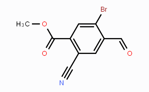 CAS No. 1806850-23-6, Methyl 5-bromo-2-cyano-4-formylbenzoate