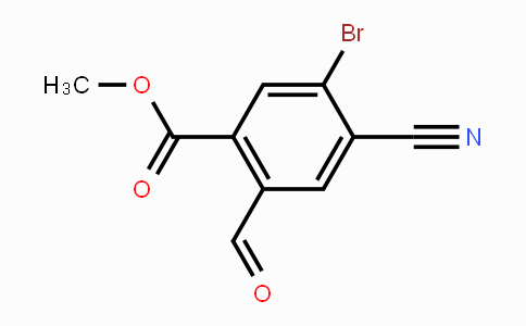 CAS No. 1804381-31-4, Methyl 5-bromo-4-cyano-2-formylbenzoate
