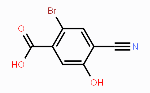 CAS No. 1804381-46-1, 2-Bromo-4-cyano-5-hydroxybenzoic acid