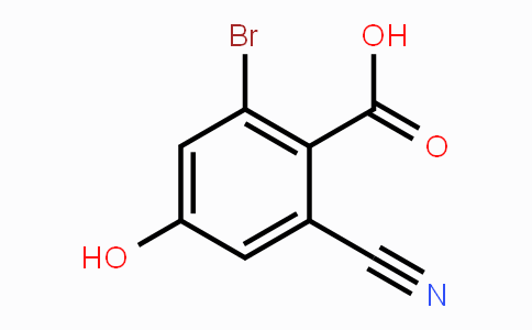 CAS No. 1804381-47-2, 2-Bromo-6-cyano-4-hydroxybenzoic acid