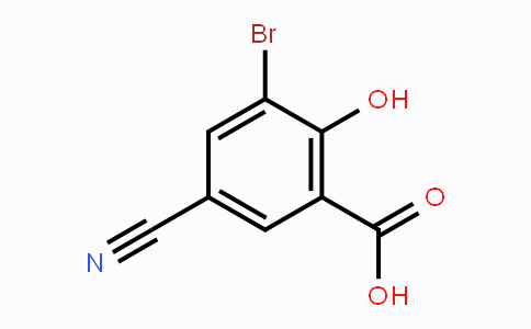 CAS No. 1805524-87-1, 3-Bromo-5-cyano-2-hydroxybenzoic acid