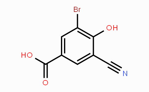 CAS No. 1804381-55-2, 3-Bromo-5-cyano-4-hydroxybenzoic acid