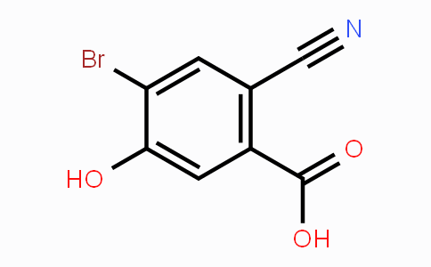 CAS No. 1805487-40-4, 4-Bromo-2-cyano-5-hydroxybenzoic acid