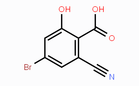 CAS No. 1807079-02-2, 4-Bromo-2-cyano-6-hydroxybenzoic acid