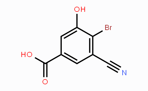 CAS No. 1805417-11-1, 4-Bromo-3-cyano-5-hydroxybenzoic acid