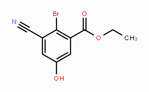 CAS No. 1805524-96-2, Ethyl 2-bromo-3-cyano-5-hydroxybenzoate