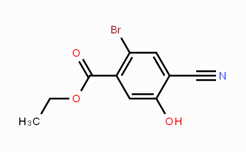 CAS No. 1807079-30-6, Ethyl 2-bromo-4-cyano-5-hydroxybenzoate