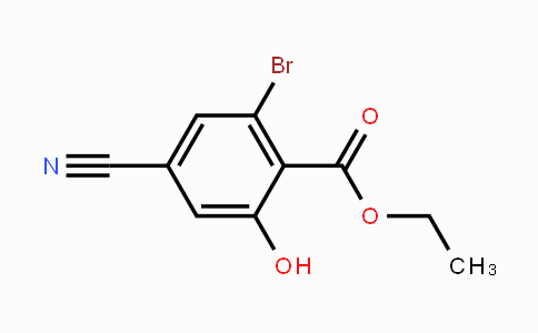 CAS No. 1805596-92-2, Ethyl 2-bromo-4-cyano-6-hydroxybenzoate