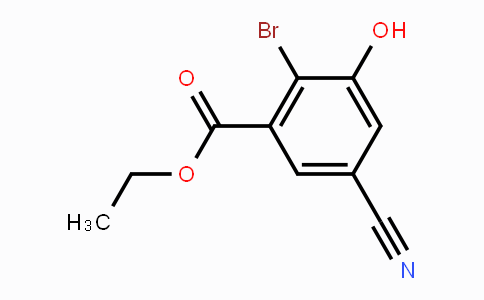 CAS No. 1807079-45-3, Ethyl 2-bromo-5-cyano-3-hydroxybenzoate