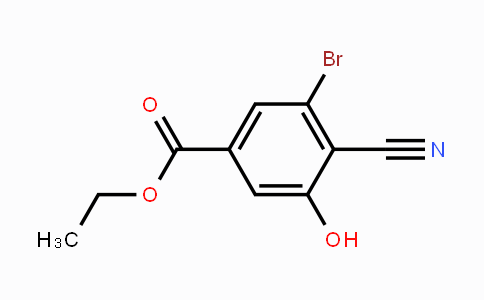 CAS No. 1806063-44-4, Ethyl 3-bromo-4-cyano-5-hydroxybenzoate