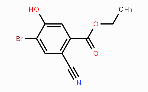 CAS No. 1805417-26-8, Ethyl 4-bromo-2-cyano-5-hydroxybenzoate