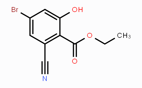 CAS No. 1807025-25-7, Ethyl 4-bromo-2-cyano-6-hydroxybenzoate