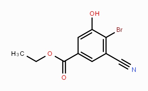 CAS No. 1805525-09-0, Ethyl 4-bromo-3-cyano-5-hydroxybenzoate