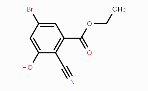 CAS No. 1805191-09-6, Ethyl 5-bromo-2-cyano-3-hydroxybenzoate