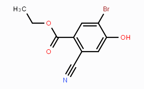 CAS No. 1805593-18-3, Ethyl 5-bromo-2-cyano-4-hydroxybenzoate