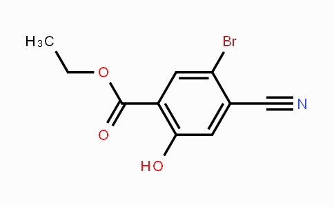 CAS No. 1807206-62-7, Ethyl 5-bromo-4-cyano-2-hydroxybenzoate