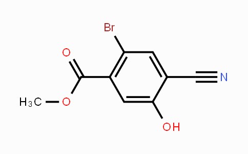 CAS No. 1805099-04-0, Methyl 2-bromo-4-cyano-5-hydroxybenzoate