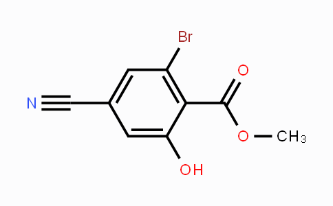 CAS No. 1805525-16-9, Methyl 2-bromo-4-cyano-6-hydroxybenzoate