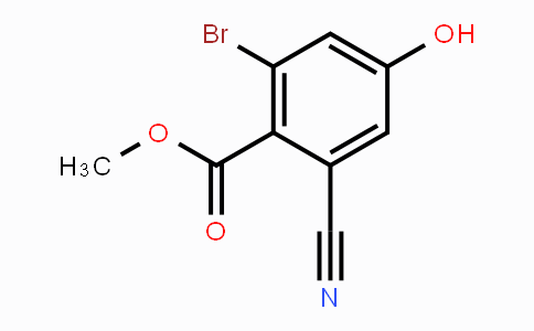 CAS No. 1805597-20-9, Methyl 2-bromo-6-cyano-4-hydroxybenzoate
