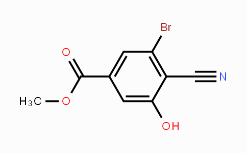 CAS No. 1805578-61-3, Methyl 3-bromo-4-cyano-5-hydroxybenzoate