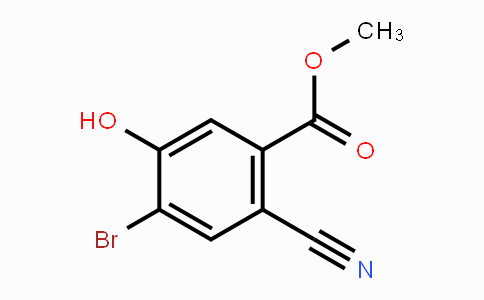 CAS No. 1805597-29-8, Methyl 4-bromo-2-cyano-5-hydroxybenzoate