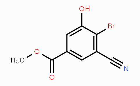 CAS No. 1805578-69-1, Methyl 4-bromo-3-cyano-5-hydroxybenzoate