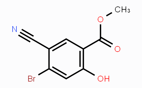 CAS No. 1805099-23-3, Methyl 4-bromo-5-cyano-2-hydroxybenzoate