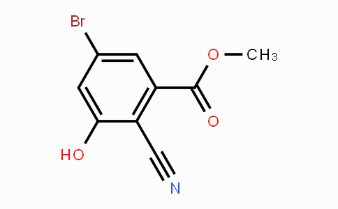 CAS No. 1805593-31-0, Methyl 5-bromo-2-cyano-3-hydroxybenzoate