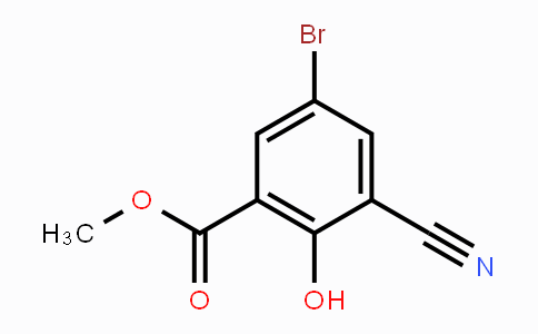 CAS No. 1805525-40-9, Methyl 5-bromo-3-cyano-2-hydroxybenzoate