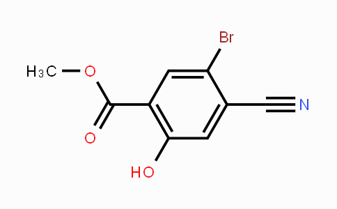 CAS No. 1804381-61-0, Methyl 5-bromo-4-cyano-2-hydroxybenzoate