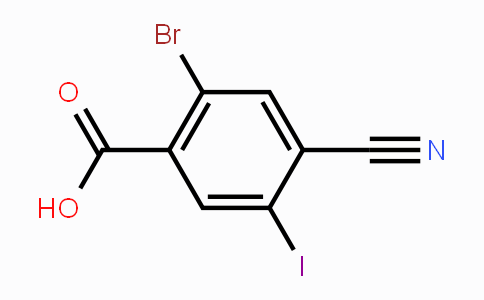 CAS No. 1805526-45-7, 2-Bromo-4-cyano-5-iodobenzoic acid