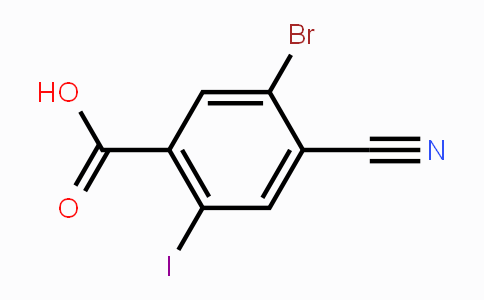 CAS No. 1807162-45-3, 5-Bromo-4-cyano-2-iodobenzoic acid