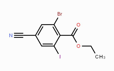 CAS No. 1806065-10-0, Ethyl 2-bromo-4-cyano-6-iodobenzoate