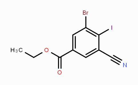 CAS No. 1807015-50-4, Ethyl 3-bromo-5-cyano-4-iodobenzoate