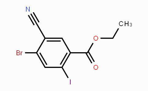 CAS No. 1806065-52-0, Ethyl 4-bromo-5-cyano-2-iodobenzoate