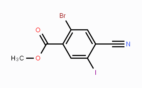 CAS No. 1805487-74-4, Methyl 2-bromo-4-cyano-5-iodobenzoate