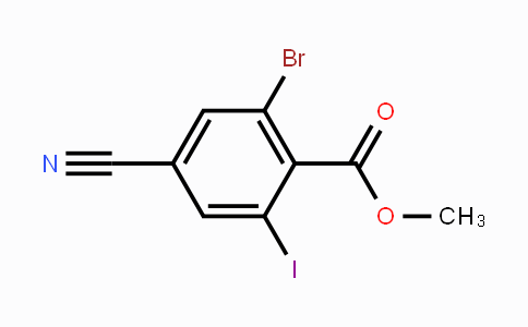 CAS No. 1805419-26-4, Methyl 2-bromo-4-cyano-6-iodobenzoate