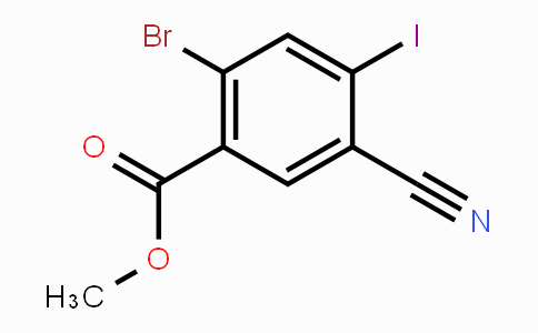 CAS No. 1805183-86-1, Methyl 2-bromo-5-cyano-4-iodobenzoate