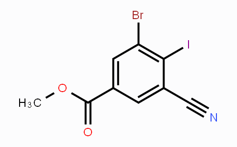CAS No. 1805184-03-5, Methyl 3-bromo-5-cyano-4-iodobenzoate