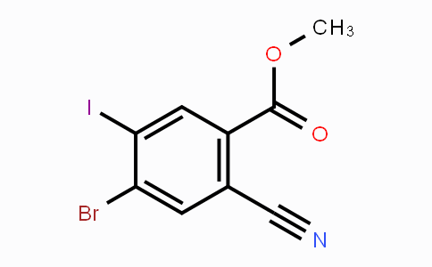 CAS No. 1805099-50-6, Methyl 4-bromo-2-cyano-5-iodobenzoate