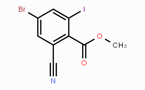 CAS No. 1804406-26-5, Methyl 4-bromo-2-cyano-6-iodobenzoate