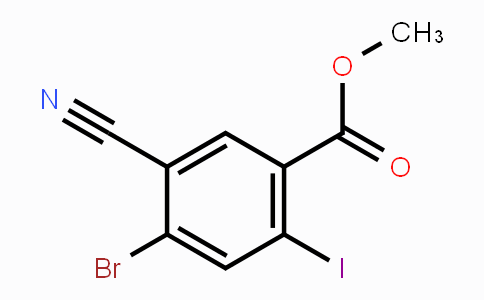 CAS No. 1805579-81-0, Methyl 4-bromo-5-cyano-2-iodobenzoate