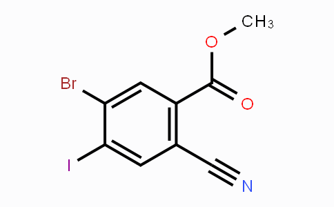 CAS No. 1805419-80-0, Methyl 5-bromo-2-cyano-4-iodobenzoate